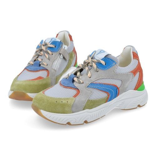 Ocra sneakers kaki Jongens (kaki sneaker - E090/10) - Junior Steps