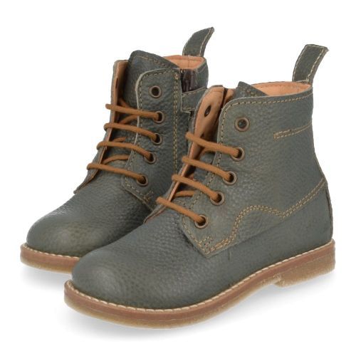 Ocra Lace-up boots Khaki  (C920) - Junior Steps