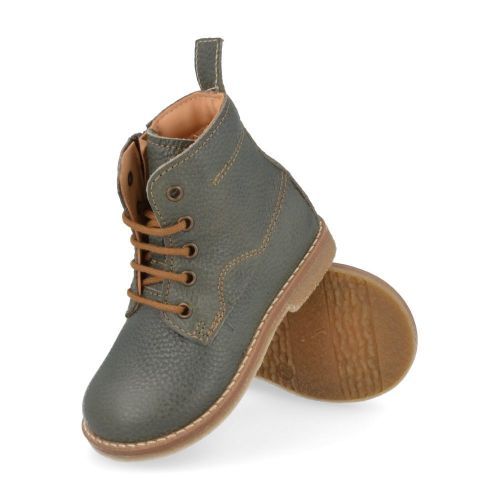 Ocra Lace-up boots Khaki  (C920) - Junior Steps
