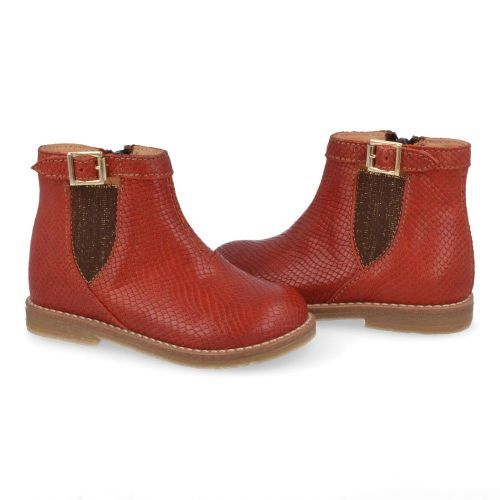 Ocra laarzen kort rood Meisjes ( - kort laarsjeC528/25) - Junior Steps