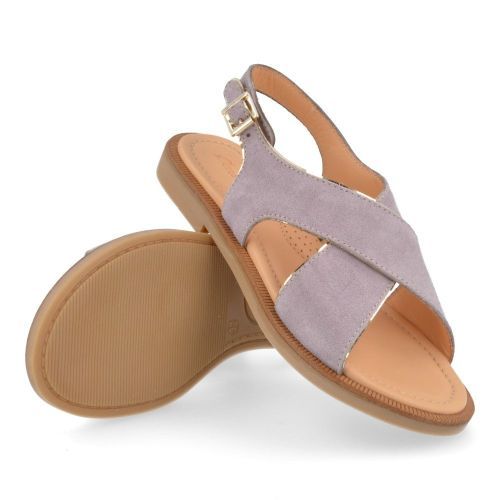 Ocra sandalen lila Meisjes ( - lila sandaalD447) - Junior Steps