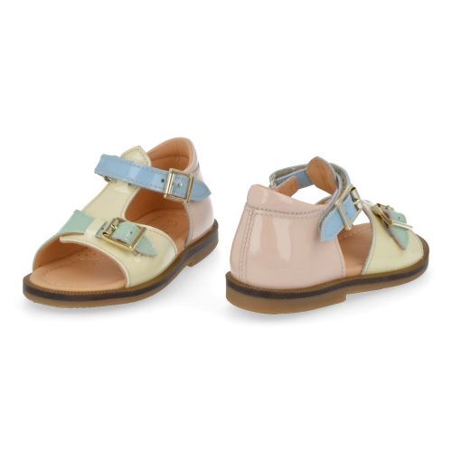 Ocra sandalen geel Meisjes (multikleur sandaaltje - D055/2) - Junior Steps