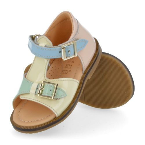 Ocra sandalen geel Meisjes (multikleur sandaaltje - D055/2) - Junior Steps