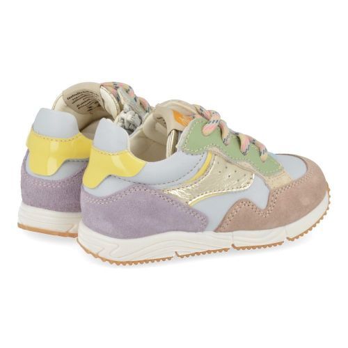 Ocra sneakers lichtblauw Meisjes ( - multikleurige sneaker D367) - Junior Steps