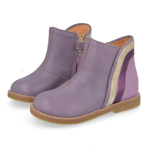 Ocra Short boots Purple Girls (c522) - Junior Steps