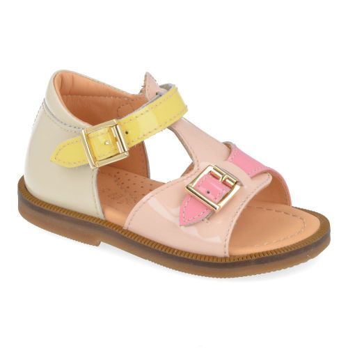 Ocra sandalen roze Meisjes ( - pastelkleurig sandaaltjeD055) - Junior Steps