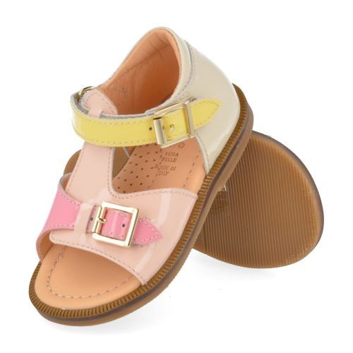 Ocra sandalen roze Meisjes ( - pastelkleurig sandaaltjeD055) - Junior Steps