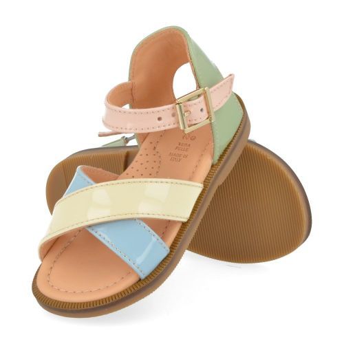 Ocra sandalen roze Meisjes ( - pastelkleurig sandaaltjeD066) - Junior Steps