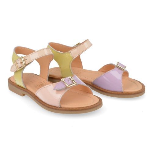 Ocra sandalen roze Meisjes ( - roze sandaalD442) - Junior Steps