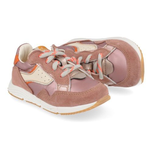 Ocra sneakers roze Meisjes ( - roze sneakerD367) - Junior Steps