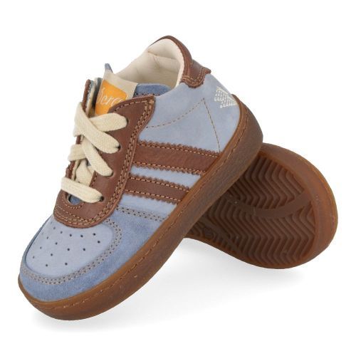 Ocra sneakers blauw  (sneakers blauw suède - 131) - Junior Steps