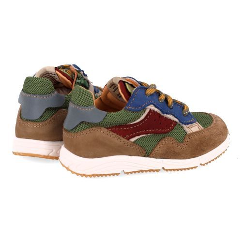 Ocra sneakers kaki Jongens (sneakers kaki multikleur - D367/16) - Junior Steps
