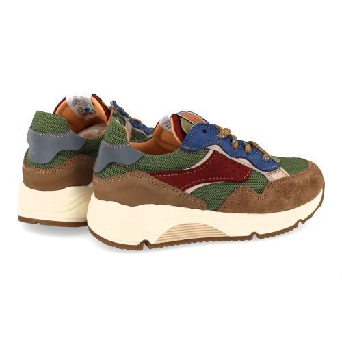 Ocra sneakers kaki  (sneakers kaki multikleur - D365/16) - Junior Steps