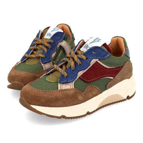 Ocra sneakers kaki  (sneakers kaki multikleur - D365/16) - Junior Steps
