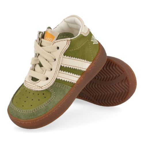 Ocra sneakers kaki  (sneakers kaki suède - 131) - Junior Steps