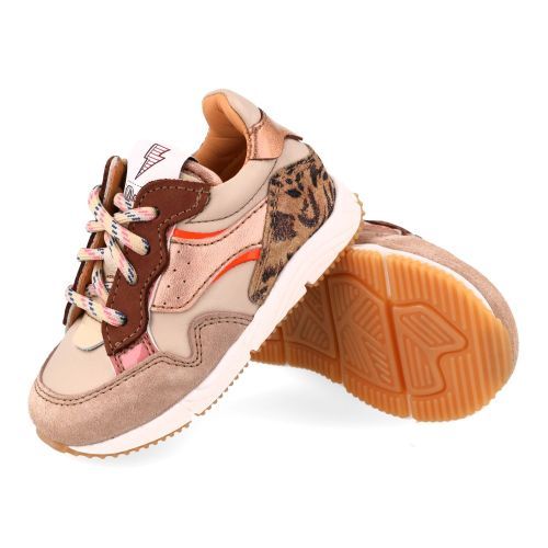 Ocra Baskets beige Filles (D367/5) - Junior Steps