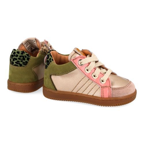 Ocra sneakers GOUD Meisjes (sneakers meisjes goud metallic leder - D076/8) - Junior Steps