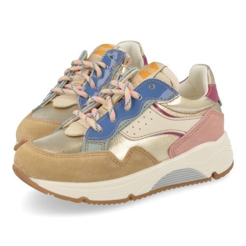 Ocra sneakers GOUD Meisjes (sneakers meisjes goud multikleur - D365) - Junior Steps