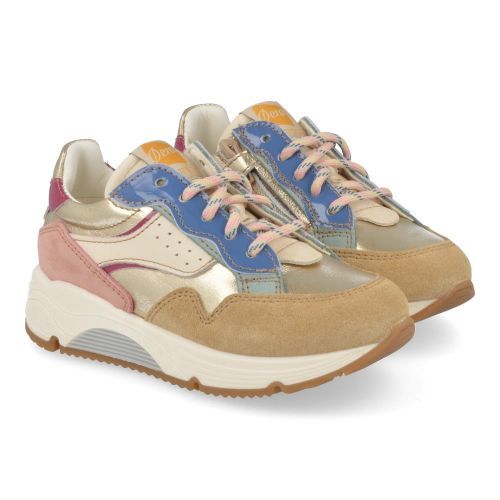 Ocra sneakers GOUD Meisjes (sneakers meisjes goud multikleur - D365) - Junior Steps