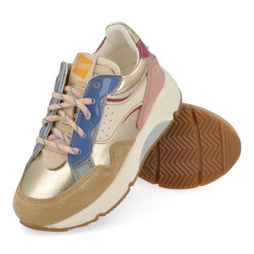 Ocra sneakers GOUD Meisjes (sneakers meisjes goud multikleur - D365) - Junior Steps