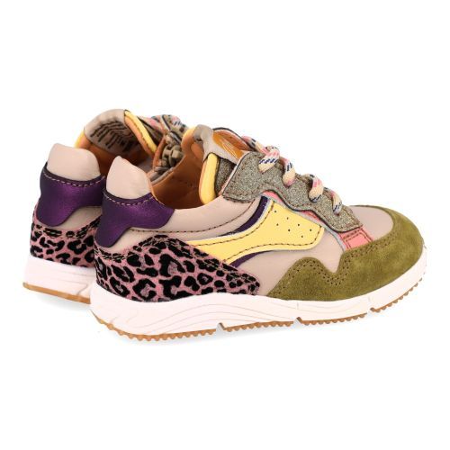 Ocra sneakers groen Meisjes (sneakers meisjes multikleur - D367/18) - Junior Steps