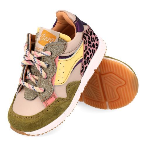 Ocra sneakers groen Meisjes (sneakers meisjes multikleur - D367/18) - Junior Steps