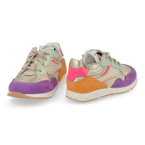Ocra sneakers paars Meisjes (sneakers meisjes multikleur - D367/5) - Junior Steps