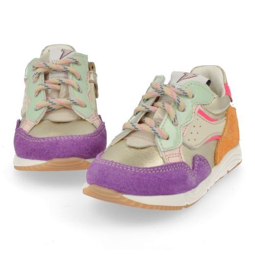 Ocra sneakers paars Meisjes (sneakers meisjes multikleur - D367/5) - Junior Steps