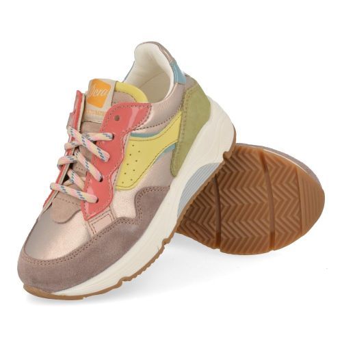 Ocra sneakers roze Meisjes (sneakers meisjes rozé multikleur - D365) - Junior Steps