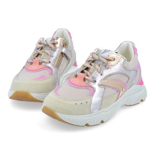 Ocra Baskets beige Filles (E090/8) - Junior Steps