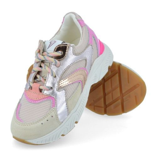 Ocra Baskets beige Filles (E090/8) - Junior Steps