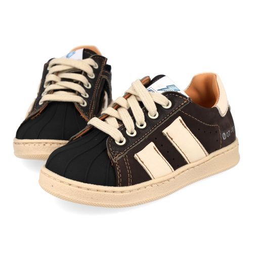 Ocra sneakers donkergrijs Jongens (sneakers met rubbere stootneus - D922) - Junior Steps