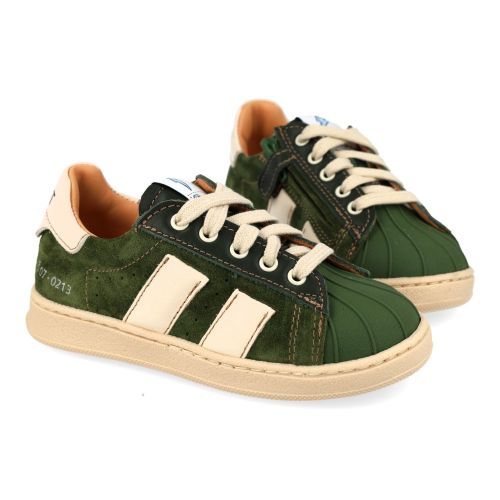 Ocra sneakers kaki Jongens (sneakers met rubbere stootneus - D922) - Junior Steps