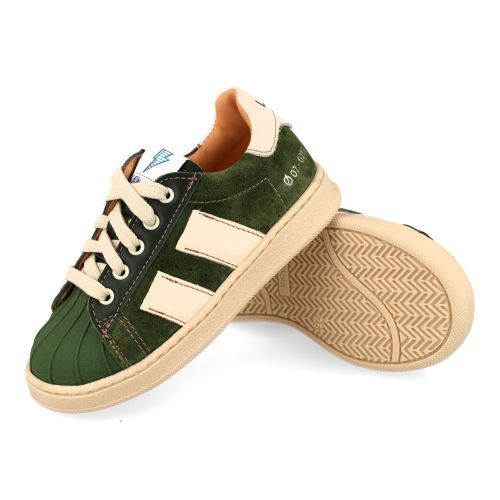 Ocra sneakers kaki Jongens (sneakers met rubbere stootneus - D922) - Junior Steps