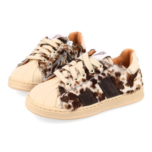 Ocra Baskets beige Filles (D922) - Junior Steps