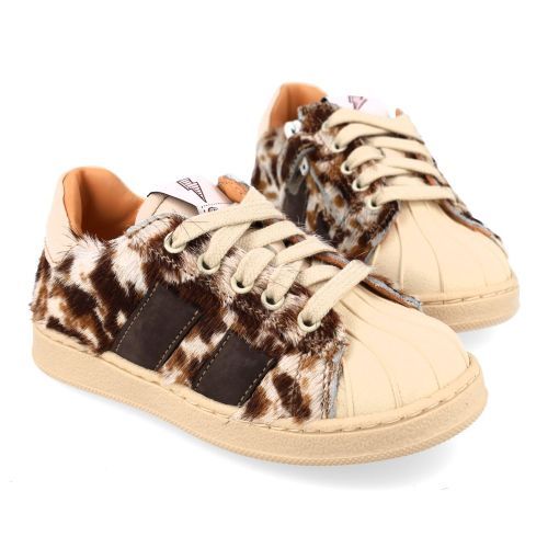 Ocra Baskets beige Filles (D922) - Junior Steps