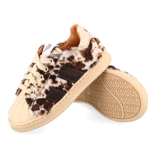 Ocra Baskets beige Filles (D922) - Junior Steps