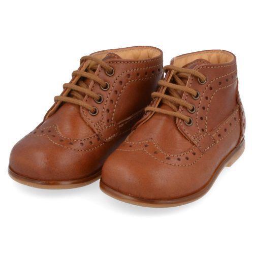 Ocra Lace shoe cognac Boys (C790) - Junior Steps