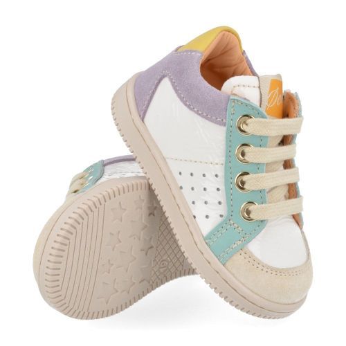 Ocra sneakers wit Meisjes ( - wit sneakertjeD076) - Junior Steps