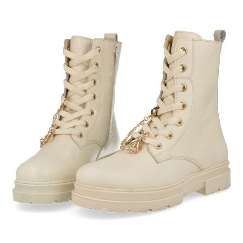 Patrizia pepe veterboot ecru Meisjes (Ecru bottines - PJ856.02) - Junior Steps
