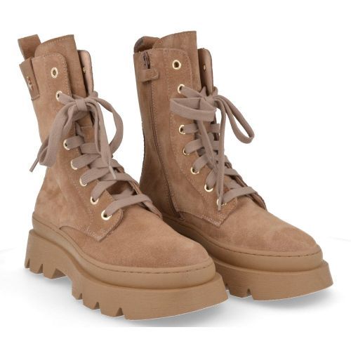 Patrizia pepe Lace-up boots taupe Girls (pj725.21) - Junior Steps