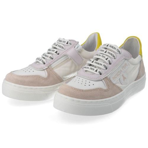 Patrizia pepe sneakers roze Meisjes ( - witte sneaker PJ205.13) - Junior Steps