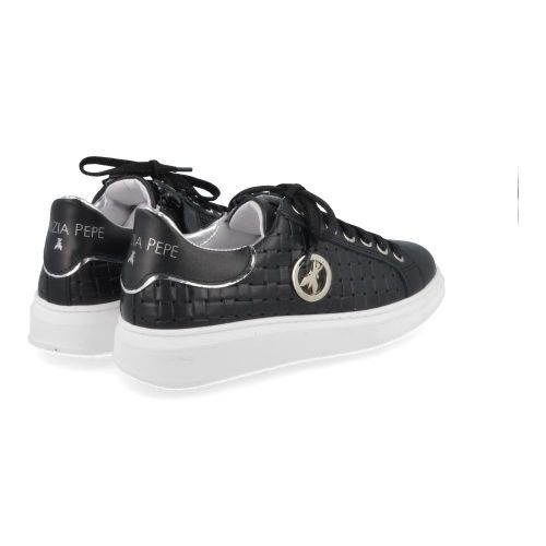 Patrizia pepe sneakers Zwart Meisjes ( - zwarte sneaker met goudPJ103.01) - Junior Steps