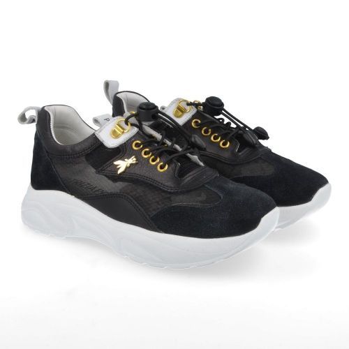 Patrizia pepe sneakers Zwart Meisjes ( - zwarte sneakerPPJ61.01) - Junior Steps