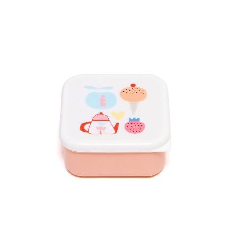 Petit monkey Sandwich box pink  (LB25) - Junior Steps