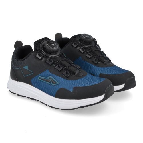 Piedro sneakers blauw Jongens ( - blauwe sneaker met draaiknop151.70102.10) - Junior Steps