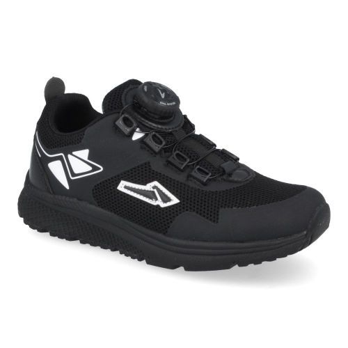 Piedro sneakers Zwart Jongens ( - zwarte sneaker met draaiknop151.70102.10) - Junior Steps