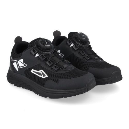 Piedro sneakers Zwart Jongens ( - zwarte sneaker met draaiknop151.70102.10) - Junior Steps