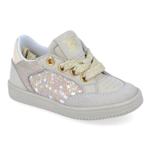 Pinocchio sneakers beige Meisjes (beige sneaker - P1543) - Junior Steps