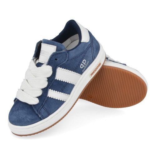 Pinocchio sneakers blauw Jongens ( - blauwe sneaker P1811) - Junior Steps